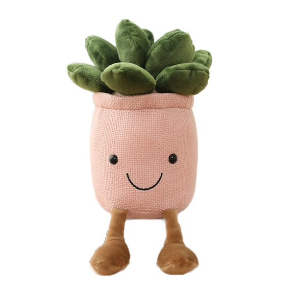 TK0014 Succulent Potted Plush Toy