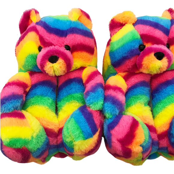 TK0016 Teddy Bear Slippers Cotton Shoes