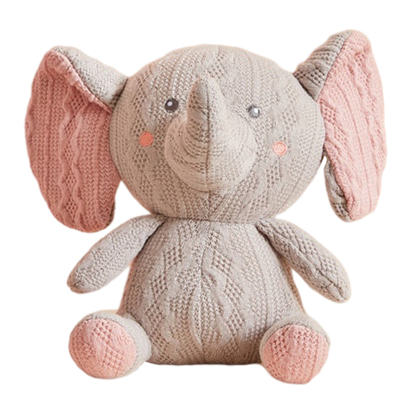 TK0013 25 CM knitted woolen animal toy