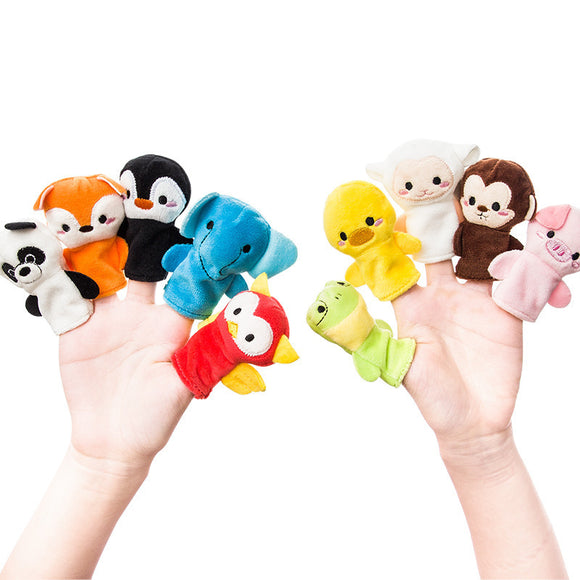TK0008 educational animal finger doll